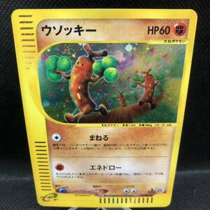 ポケモンカード　eカード キラ　ウソッキー　1st ①