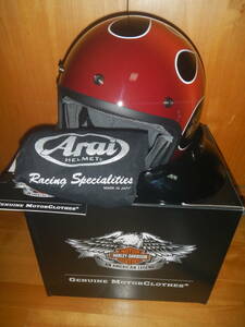 美品 アライ ARAI クラシック・モッド classic MOD 品番:98136-18JX/000L HELMET-3/4.RETRO FLAME.CLB ハーレー乗りに！ レトロフレーム