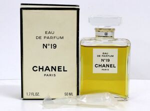 CHANEL シャネル No.19/50ml EAU DE TOILETTE オードトワレ No19 香水 フレグランス 小分け用スポイト付き ◎5485-9