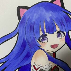 同人手描きイラスト ☆ひぐらしのなく頃に 古手梨花 エンジェルモート☆