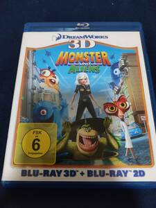  Monstar VS Чужой 3D 3D Blue-ray * иностранная версия японский язык не сбор Dream Works Lee on ALL