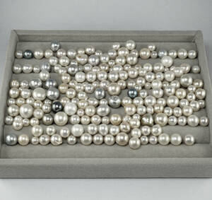 ★おまとめ天然パール 本真珠 その他 最高級 4.4-10.5mm 122g ルース 宝石 ジュエリー jewelry