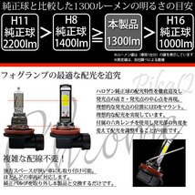 トヨタ ランドクルーザー プラド (150系 中期) 対応 LED フォグランプ ドライバー内蔵クローム 1300lm 黄 3300K H16 2個 11-A-6_画像2