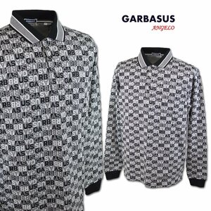 3割引【GARBASUS ガルバス】メンズ 長袖ポロシャツ M(46) 黒 35-1802-03-05 アンジェロ カジュアル ゴルフ おしゃれ 日本製 @