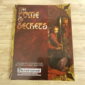 TRPG[ Pas finder RPG English version THE TOME OF SECRETS] Sard party * addition rule book D&D3.5e interchangeable [ postage 180 jpy ]