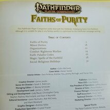 TRPG[パスファインダーRPG英語版 Faiths of Purity : PATHFINDER PLAYER COMPANION] 善の神々と宗教 ソースブック Ｄ＆Ｄ3.5e互換【送料180_画像8