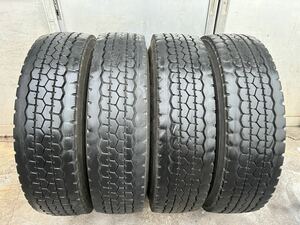 DUNLOP 225/90R17.5 127/125L DECTES SP670 ミックス4本、　8.60mm2本、9.89mm2本