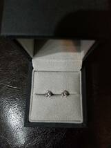 ※※★純正PT900★6mmシングル用★【◇プラチナ900★1.12ct’一級品’ダイヤモンド'ピアス☆片耳Pt◇】爪台座★ケース付き★メンズ※※_画像4