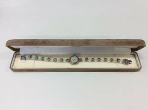 S163　京セラ Kyocera moon jewelry 1F20-1040 オパール クオーツ 腕時計 不動 テスター〇 アンティーク