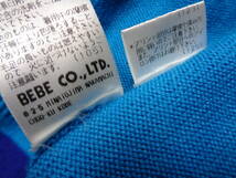 未使用 タグ付 BeBe ベベ ニット セーター ブルー カレッジ 95cm ウール　_画像5