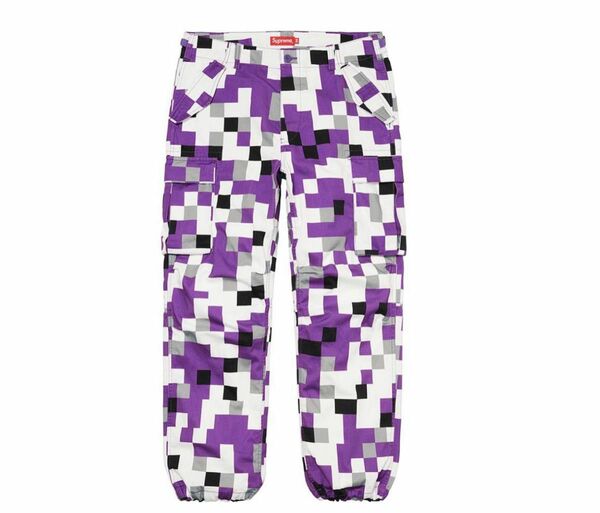 Supreme Cargo Pant Purple Digi Camo 32 新品20AW シュプリーム カーゴパンツ パープル