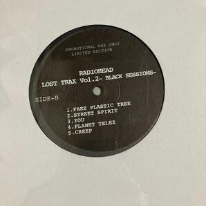 Radiohead LOST TRAX vol.2 BLACK SESSIONS アナログ盤 レディオヘッド トムヨーク LP レコード プロモ盤の画像3