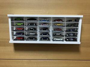 1/64ミニカーコレクションケース25　ホワイト