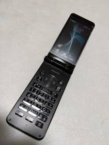 【中古品】Softbank AQUOS ケータイ2 (ブラック) 601SH 白ロム SIMロック解除済