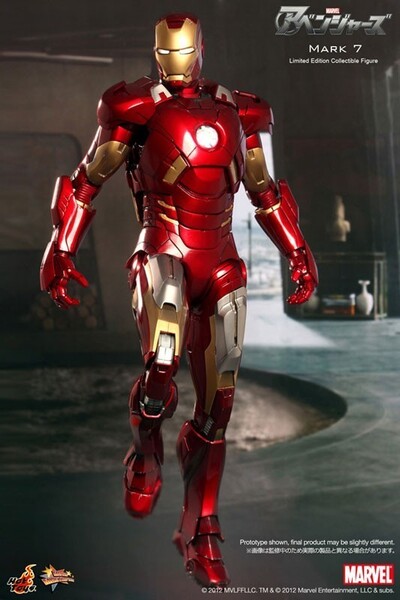 新品 1/6 HOTTOYS ホットトイズ ムービー マスター ピース MMS185 アイアンマン マーク 7 アベンジャーズ マーベル MARVEL MCU アメコミ