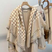 マフラー ストール ファッション 飾り物 ウール シルク 秋冬 暖かく 厚く レディース Y514_画像3