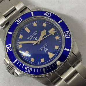 OH済・現状品／TUDOR submariner チュードル／サブマリーナ 盾 Tマーク snowflake イカサブ Ref.9411 自動巻 青文字盤 ノンデイトの画像2