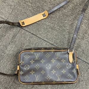 【1円スタート】LOUIS VUITTON ルイヴィトン モノグラム マルリーバンドリエール M51828/シリアルSL0010ショルダーバッグ ポシェット 