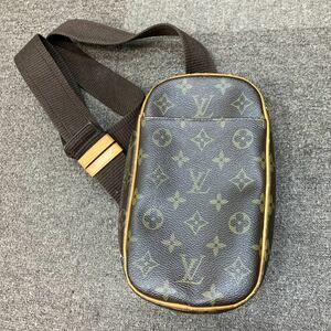 【1円スタート】LOUIS VUITTON ルイ・ヴィトン ポシェット ガンジュ モノグラム ボディバッグ ウエストポーチ ユニセックス M51870/CA1010