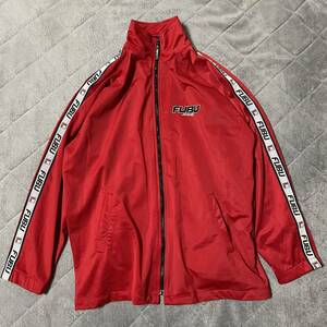 FUBU フブ　90s でかロゴ　ゆるだぼ　ジャージ　赤　XL