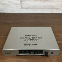 『ジャンク品扱い』Roland ED 音源モジュール SOUND Canvas SC-8820 USBケーブル付き 現状品_画像4