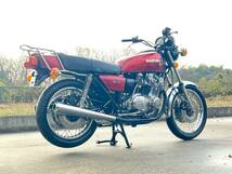 SUZUKI GS750 ワインレッド エンジン始動走行可能 ブレーキ作動正常 タイヤ程度上 スズキ旧車絶版車 逆輸入車 簡易走行テスト済_画像5