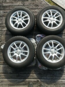 スタッドレス+アルミホイール 4本セット スタッドレス(ブリジストン ICEPARTNER2 205/65R16)　ホイール(5穴 114.3 16インチ 6J+53)