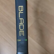 wilsonウィルソン BLADE sw104 v6.0 セリーナウィリアムズ　テニス　ラケット_画像3