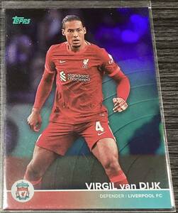 【フィルジル・ファン・ダイク】150枚限定パラレルカード 2021-22 TOPPS LIVERPOOL Team Set リバプール　Virgil van Dijk