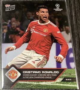 【クリスティアーノ・ロナウド】2021 Topps NOW マンチェスターユナイテッド　Manchester Unaited Cristinano Ronaldo