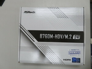 【ジャンク】ASRock製 LGA1700マザーボード(13世代対応) B760M-HDV/M.2 D4