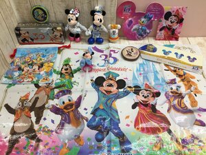 ◇ディズニー 《大量セット》《未開封品あり》周年グッズ 12点 ぬいぐるみバッジ フィギュア シートほか 3G124 【80】