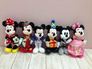 ◇ディズニー TDR ミッキー＆ミニーグッズ 6点 ぬいぐるみバッジ 5L86 【80】