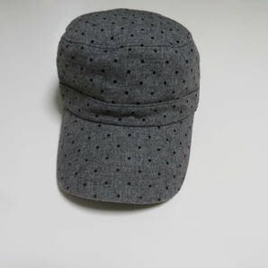 【送料無料】CAPS＆HATS お洒落なドット模様 WOOL50％ FREE SIZE メンズ レディース スポーツキャップ ハット 帽子 1個の画像1