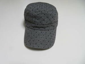 【送料無料】CAPS＆HATS お洒落なドット模様 WOOL50％ FREE SIZE メンズ レディース スポーツキャップ ハット 帽子 1個