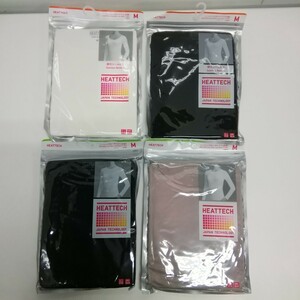 未使用 UNIQLO ユニクロ HEATTECH ヒートテック 4点セット まとめて WOMEN レディース M クルーネックT 長袖 UネックT 8分袖 