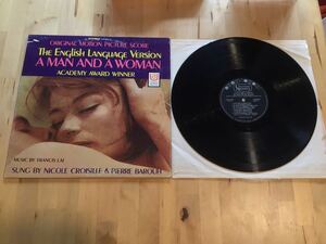 【LP】FRANCIS LAI / A MAN AND A WOMAN THE ENGLISH LANGUAGE VERSION (UAS 5184) / フランシス・レイ / 男と女 / US盤