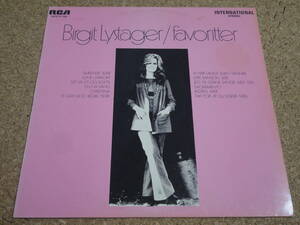 試聴可♪オリジナル！Birgit Lystager / Favoritter /「Tristeza」デンマーク語カバー収録！RCA (INTS-D 108) / オルガンバー サバービア