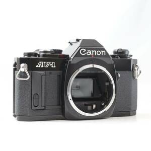 【外観良品/シャッターOK】キャノン Canon AV-1 ブラック Black フィルムカメラ ボディ (S408)