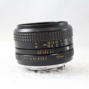 【外観並品】和製ズミクロン リコー RICOH XR RIKENON 50mm F2 Kマウント 単焦点レンズ (S424)