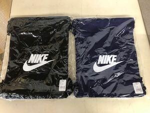 Y 衣★激安! 未使用 ナイキ/NIKE シューズ 内袋 布袋 巾着袋 収納 ブラック/黒 ネイビー/紺 約31×約41cm 20枚 部活 クラブ