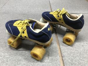 Yreji* Showa Retro *SPOT-BILT/ spot Bill to roller shoes roller skate 22.5cm? that time thing Vintage Junk present condition 