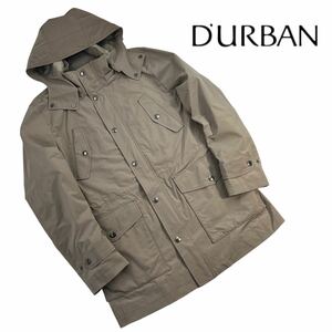  ultimate beautiful goods D'URBAN Durban M-65 military coat size L Brown gray beautiful Silhouette hood removed possibility made in Japan polyester A2965