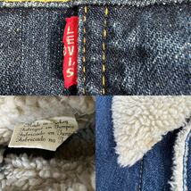 美品 LEVI'S VINTAGE CLOTHING リーバイス ヴィンテージクロージング ボアデニムジャケット サイズM LVC 72587-0001 60's復刻 名作 A2998_画像9