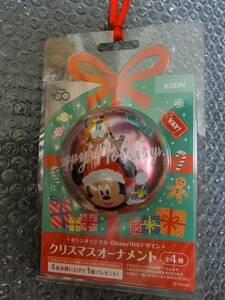 キリン　クリスマスオーナメント　ミッキー　プルート　ディズニー　非売品　ノベルティ　