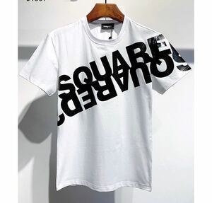 新品 サイズXL ディースクエアード DSQUARED2 Tシャツ シャツ 半袖シャツ ロゴシャツ プリントTシャツ 