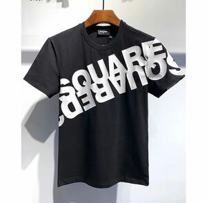 新品 サイズXL ディースクエアード DSQUARED2 Tシャツ シャツ 半袖シャツ ロゴシャツ プリントTシャツ 