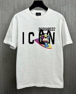 新品 サイズXXL ディースクエアード DSQUARED2 Tシャツ シャツ 半袖シャツ ロゴシャツ プリントTシャツ 