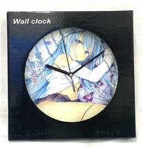 【B】【8673】☆★電波女と青春男　壁掛け時計　藤和エリオ　Wall clock 直径23㎝　箱あり　動作確認済み　現状品★☆_画像1