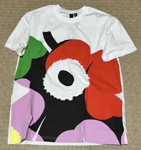 adidas×marimekko・アディダス ×マリメッコ グラフィック 半袖 Tシャツ・L サイズ・新品